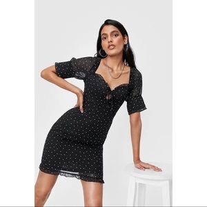 Nasty Gal Polka Dot Dress